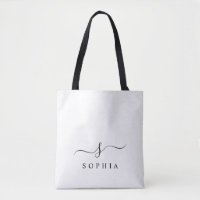 Elegant Monogram Modern Minimalist 