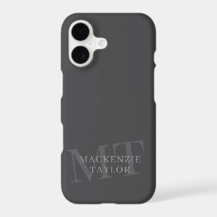 Elegant Monogram Name Personalised Text 