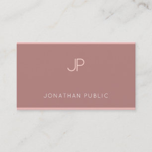 Elegant Monogram Professional Simple Modern Luxury Business Card