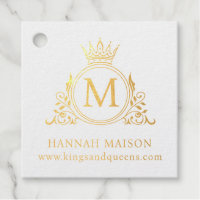 Elegant, Monogram, Royal, Crown, Logo