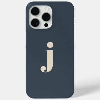 Elegant Monogram Sage Green iPhone 15 Pro Max Case