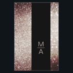 Elegant Monogram Silver Rust Flyer<br><div class="desc">An elegant and sophisticated design featuring a digital image of silver-rust glitter. Note: No actual foil is used in the production,  only the color is thoroughly printed. Add your data,  logo,  business details,  and images in minutes.</div>