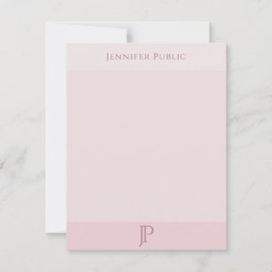 Elegant Monogram Simple Modern Template Flat
