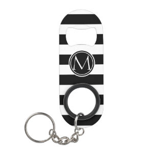 Elegant Monogram Striped