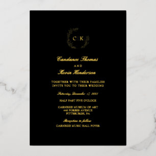 Elegant Monogram Wedding 