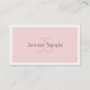 Elegant Monogrammed Design Minimalistic Luxury Business Card