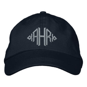 Elegant Monogrammed Embroidered Hat