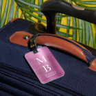 Elegant Monogrammed Pink