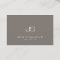 Elegant Monogrammed Template Professional Modern