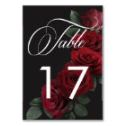 Elegant Moody Blood Red Roses Floral