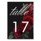 Elegant Moody Blood Red Roses Floral