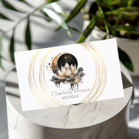 Elegant Moon Gold Circles Lotus