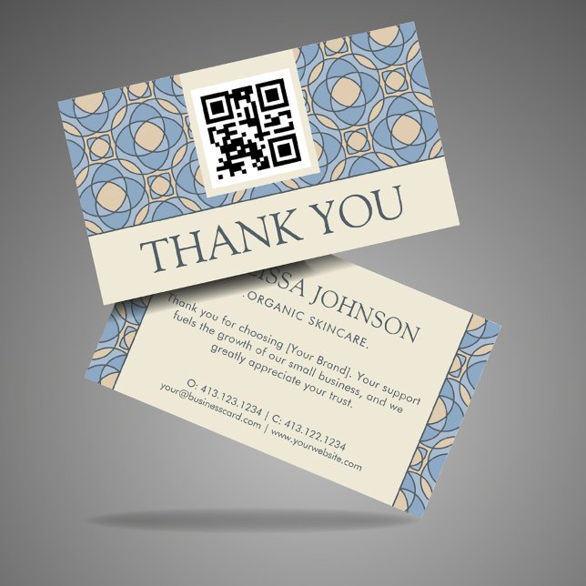 Elegant Mosaic Medical Spa Thank You Card (Creator Uploaded)