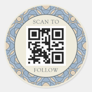 Elegant Mosaic Professional Branding Sticker