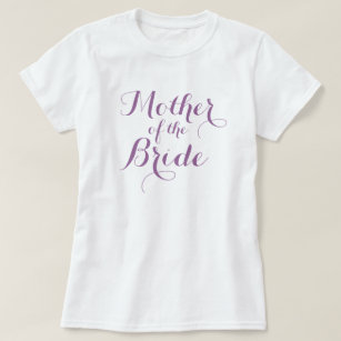 Elegant mother of the bride t shirts   Lavender