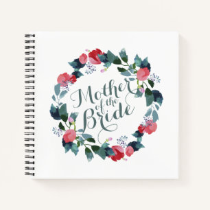 Elegant Mother of the Bride Wedding Guestbook Notebook