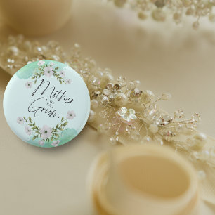 Elegant Mother of the Groom Bridal Shower 3 Cm Round Badge
