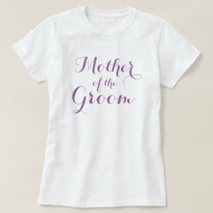 Elegant mother of the groom t shirts   Lavender
