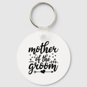 Elegant Mother Of The Groom Wedding Marriage Mum  Key Ring