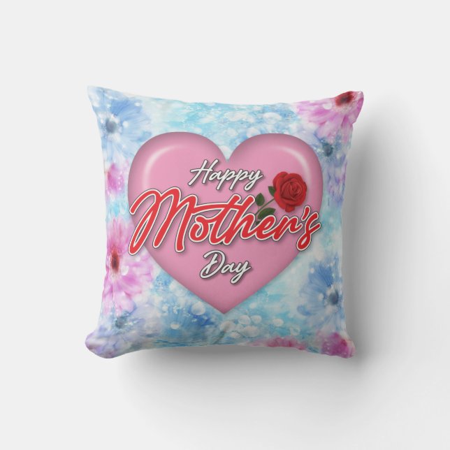 Elegant Mother’s Day Design Minimalist Editable Cushion (Front)