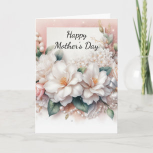Elegant Mother's Day Floral Holiday Card