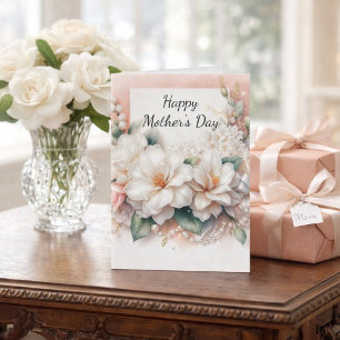 Elegant Mother's Day Floral Holiday Card