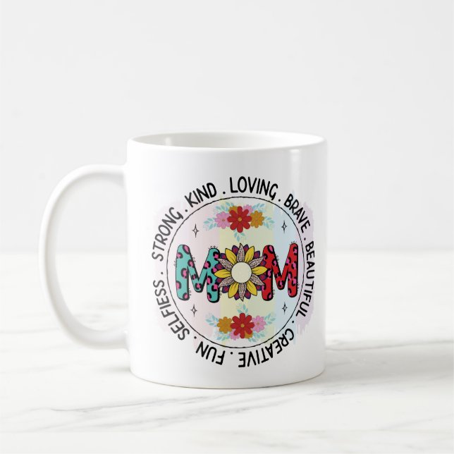 Elegant Mother's Day Mum Mug (Left)
