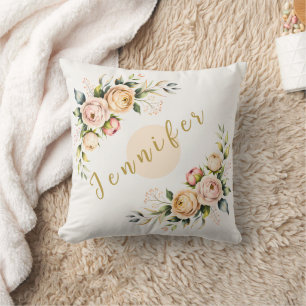 Elegant Mother's Day Personalised Throw Pillow