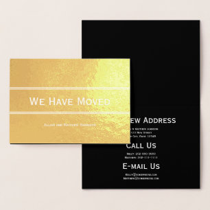 Elegant Moving Announcement