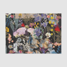 Elegant multi colour wildflower Collage