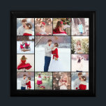 Elegant Multi Photo Collage Gift Box<br><div class="desc">Elegant and classic multi photo collage keepsake box.</div>