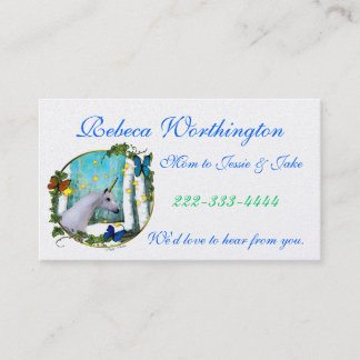 Elegant Mummy Calling Card