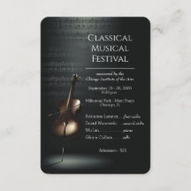 elegant music festival flyer