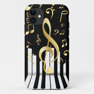 Elegant Music Note piano keys Case-Mate iPhone Case