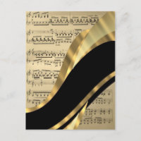 Elegant music sheet