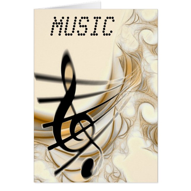 Elegant Musical Note (Front)