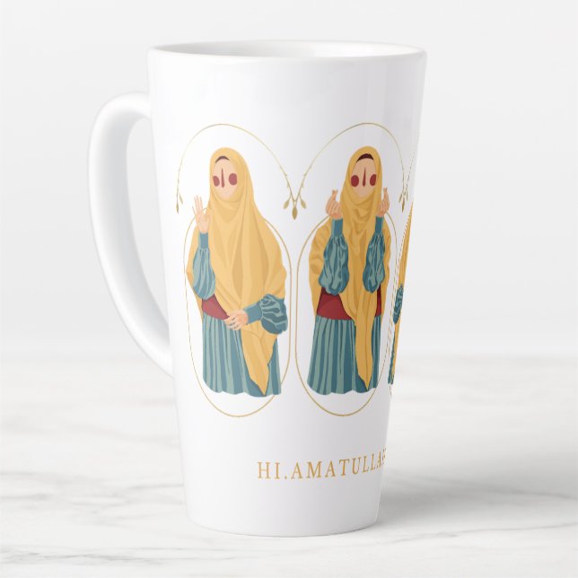 Elegant Muslimah Mug - Hi Amatullah (Left Angle)