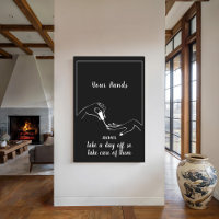 Elegant Nail Salon Wall Art