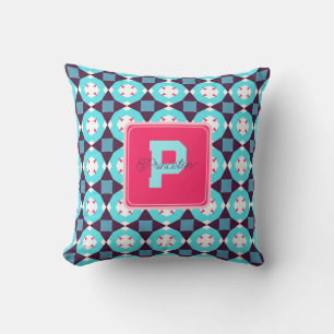 Elegant Name Monogram Pillow for Home Decor