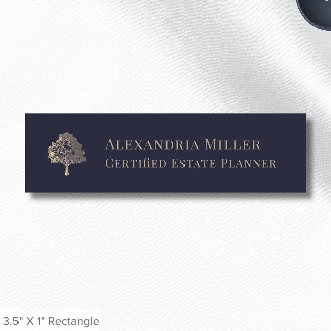 Elegant Name Tag Custom Logo (Creator Uploaded)