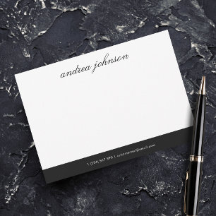 Elegant Name & Text Business Company Professional Card
