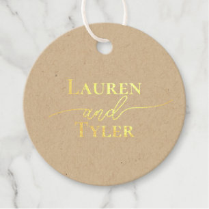 Elegant Names Monogrammed Wedding Invitations  Favour Tags