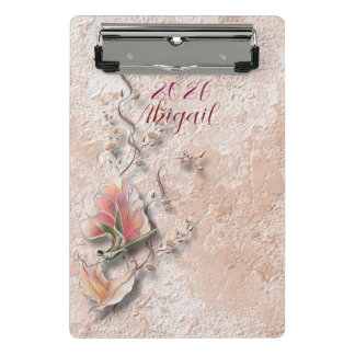 Elegant Nature Embossed mini clipboard