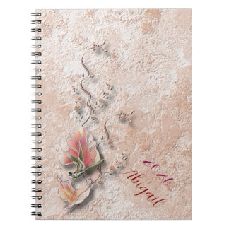 Elegant Nature Embossed photo notebook