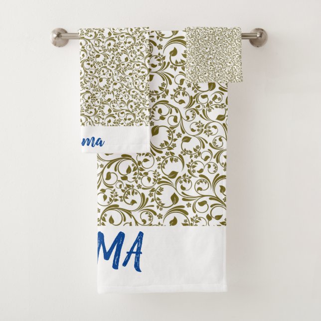 Elegant Nature Inspired Beauty Bath Towel Set (Insitu)