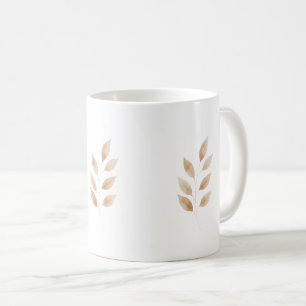 Elegant Nature-Inspired Coffee Cup in Neutral