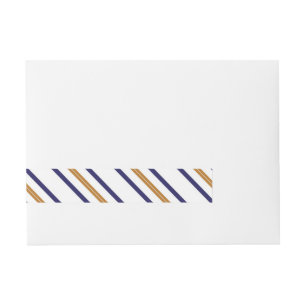 Elegant Nautical Anchor Striped Wrap Around Labels