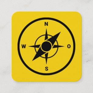 Elegant Nautical Compass  Business Card