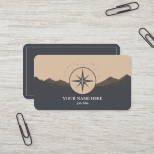 Elegant Nautical Compass  Business Card