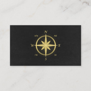 Elegant Nautical Compass  Business Card